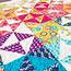 Bold Broken Dishes Throw Quilt  FaveQuiltscom