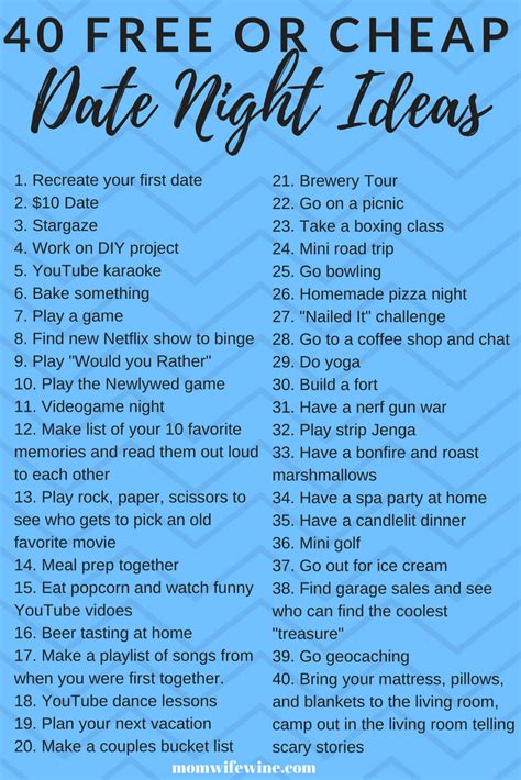 Fun Date Night Ideas For Teenage Couples - Fun Guest