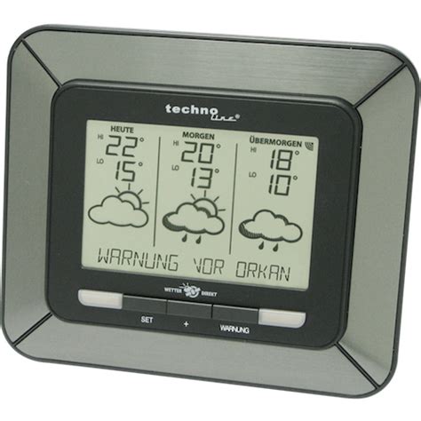Für den sonntag sind nun mehrere starke gewitter angekündigt. Satellitengestützte Wetterstation - WD 4930 mit ...