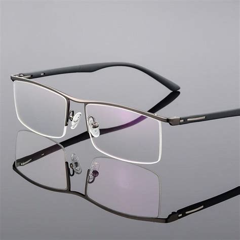 bclear men s semi rim square tr 90 alloy eyeglasses p8831 armações de óculos Óculos