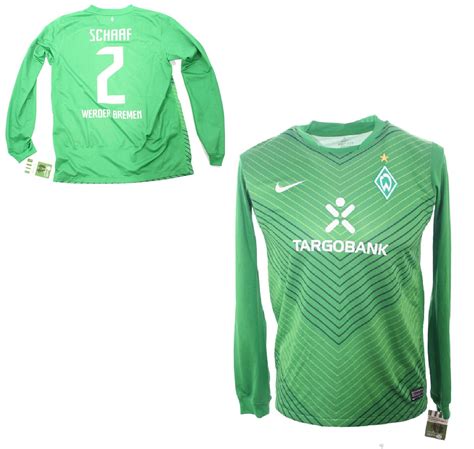 Werder bremen jersey 2011 2012 away l shirt player issue mens trikot adidas ig93. Nike SV Werder Bremen jersey 2 Thomas Schaaf 2011/12 green ...