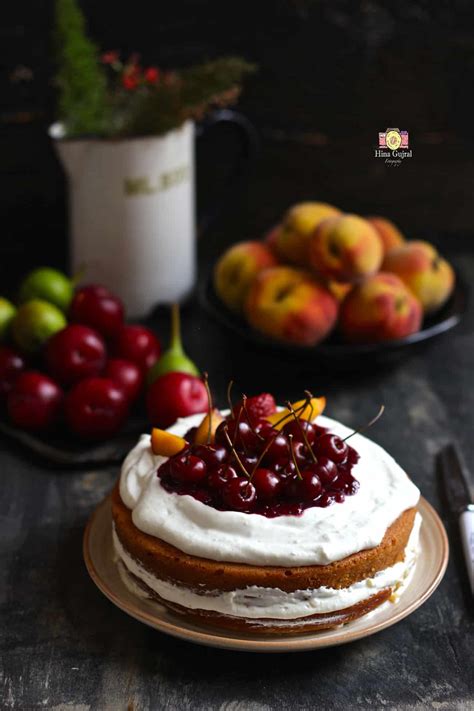 This thrifty traybake sponge used canned fruit and coconut yogurt. Eggless Sponge Fruit Cake Recipe - Fun FOOD and Frolic