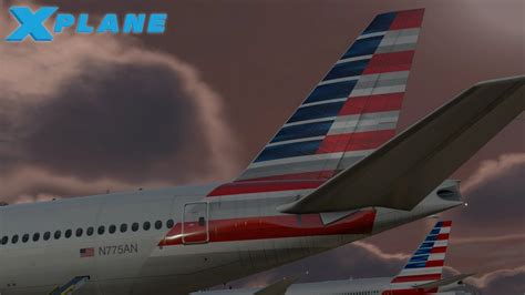 . peter max continental 777 is available at the org, too! X Plane 11 | American Airlines 777-200ER | Departure out ...