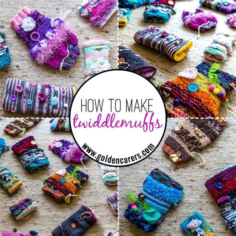 How To Make Twiddlemuffs Diy Sewing Ts Dementia Crafts Knitting For Charity
