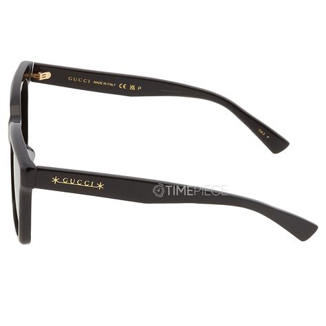 Gucci Polarized Grey Square Unisex Sunglasses Gg1175sk 001 56