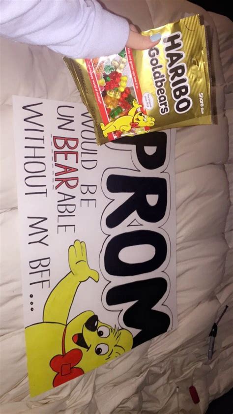 Gummy Bear Promposal 1000 Cute Prom Proposals Homecoming Proposal