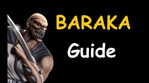 Mk9 Baraka Guide Youtube
