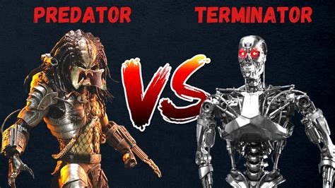 Predator Vs Terminator Fight Who Wins Yautja Vs T 800 Youtube