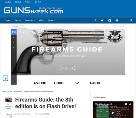Reviewed The Firearms Guide 8th Edition On Flash Drive