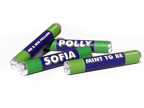 Personalised Polo Mints Sweets Wedding Favours Place Name Etsy Uk