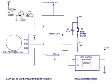 A cell phone call detector can sense the presence of any cellular device in its vicinity when the said cellular device is in active use. Arduino Burglar Alarm using PIR Sensor with SMS Alarm