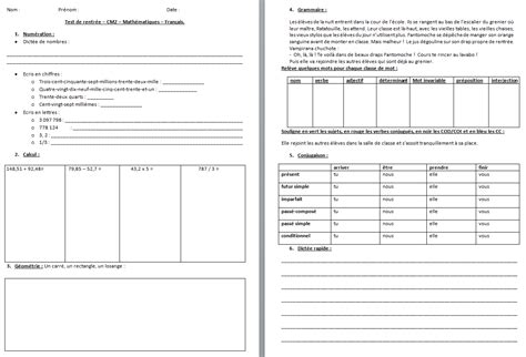 Il s'agit ici de tester vos. test de francais