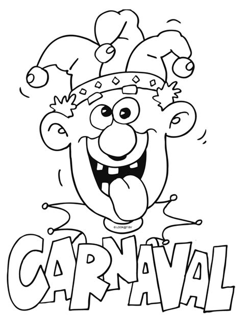 Kleurplatennl Carnaval Coloringpages Images And Photos Finder