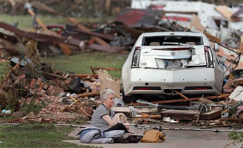 Dog Guards Dead Victims Body After Oklahoma Tornado Disaster Photo