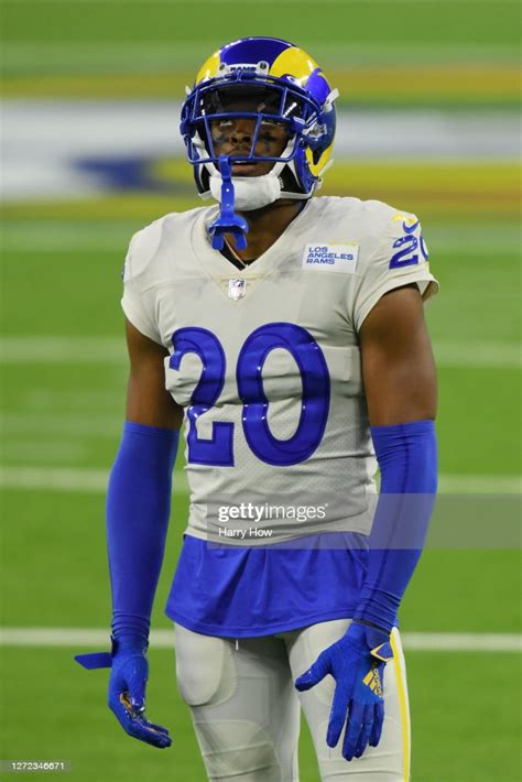 Jalen Ramsey Of The Los Angeles Rams Looks On During The Second Half