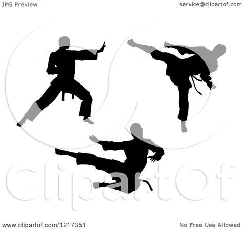 Browse 105 vector icons about karate mobile app interface term. Clipart of Black Silhouetted Karate and Martial Arts Men ...