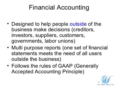 Concepts, techniques & controversial issues chapter 1 introduction to managerial accounting, cost accounting and cost management systems. Definition of Accounting