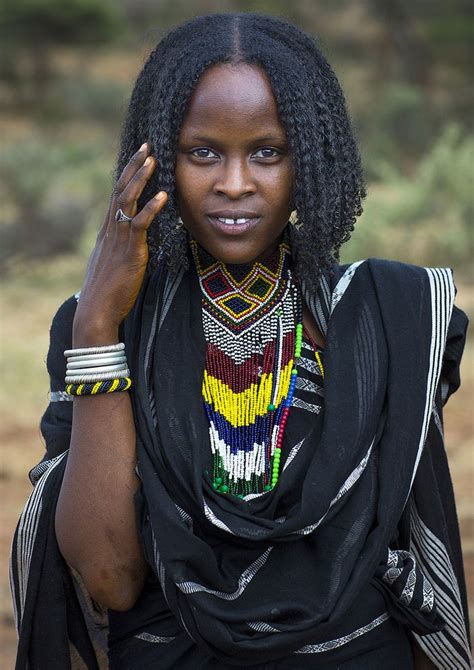 Borana Tribe Woman Yabelo Ethiopia Africa World Oromo People