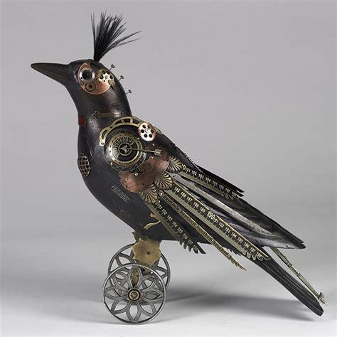 Songbirds Steampunk Sculptures By Mullanium