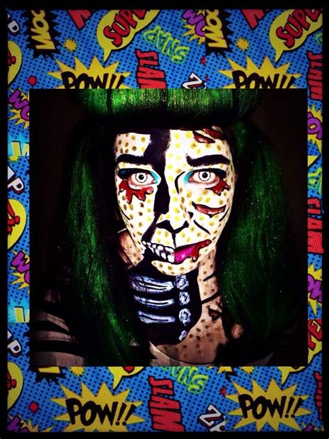 Comic Book Zombie Artist Pop Art Popart Zombies Makeup