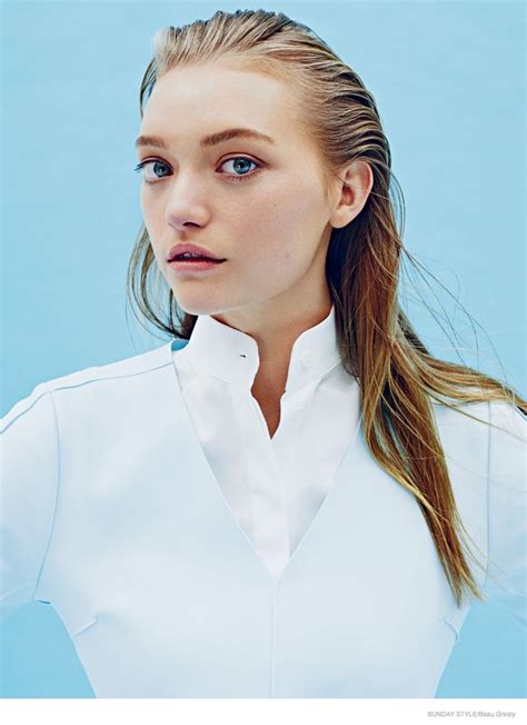Gemma Ward Is A Vision In Photo Shoot For Sunday Style October 2014