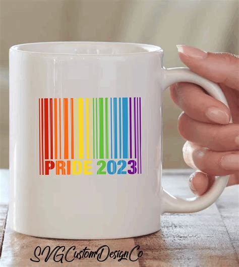 Pride Rainbow Barcode Svg Gay Pride Month Shirt Lgbtq Etsy