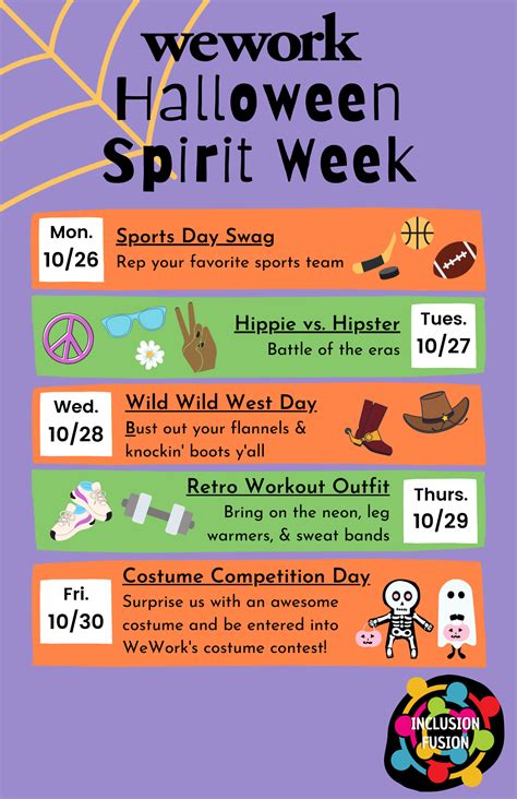 Halloween Spirit Week — Inclusion Fusion