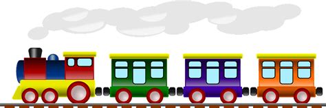 Toy Train Engine And Train Cars Clipart Free Download Transparent Png