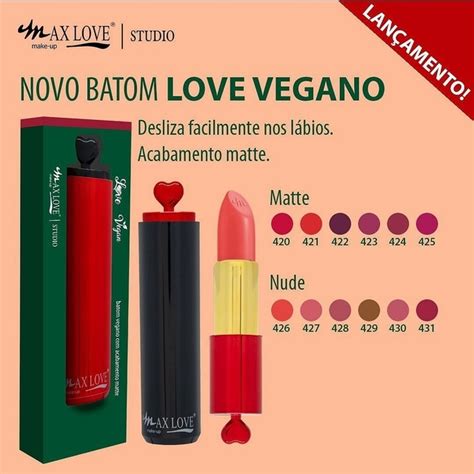 Batom Love Vegano Matte Max Love Ousada Make