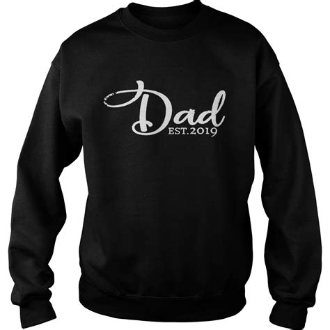 Nice Dad Est 2019 First Time Fathers Day Shirt Kingteeshop