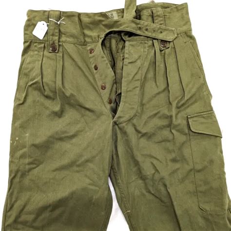 Obsolete Vietnam War Australian Army Jungle Green Uniform Trousers 167