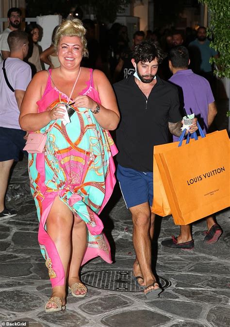 Gemma Collins Looks Delighted As She Is Presented With Flowers By A Hunky Man Sound Health And