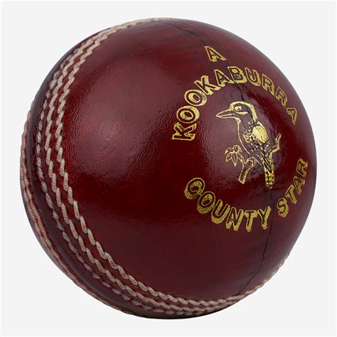 The ball used in indoor cricket is a modified cricket ball, with a softer centre. COUNTY STAR CRICKET BALL - Product Details Kookaburra UK