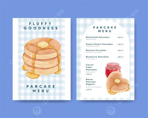 Menu Template With Happy Pancake Day Concept Template Download On Pngtree