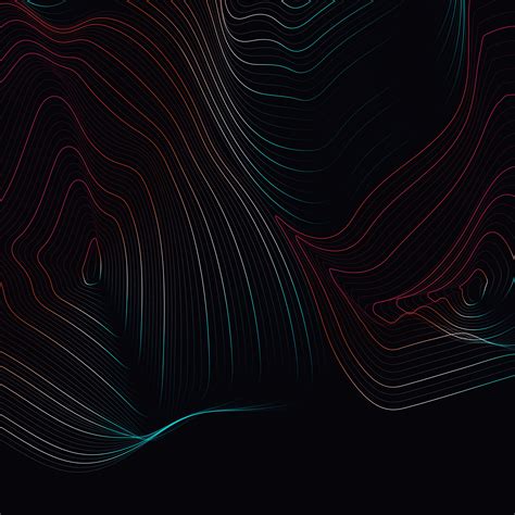 Colorful abstract contour lines illustration - Download Free Vectors ...