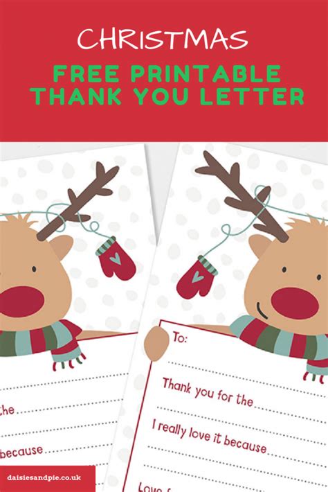 We did not find results for: Free Printable Christmas Thank You Letters - Daisies & Pie