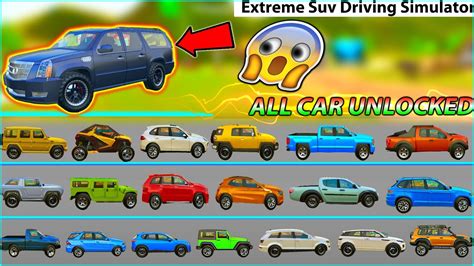 Extreme Suv Driving Simulator All Car Unlocked All Car Unlocked In