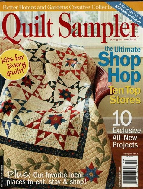 Better Homes And Gardens Quilt Sampler Magazine Issue 62 Springsummer