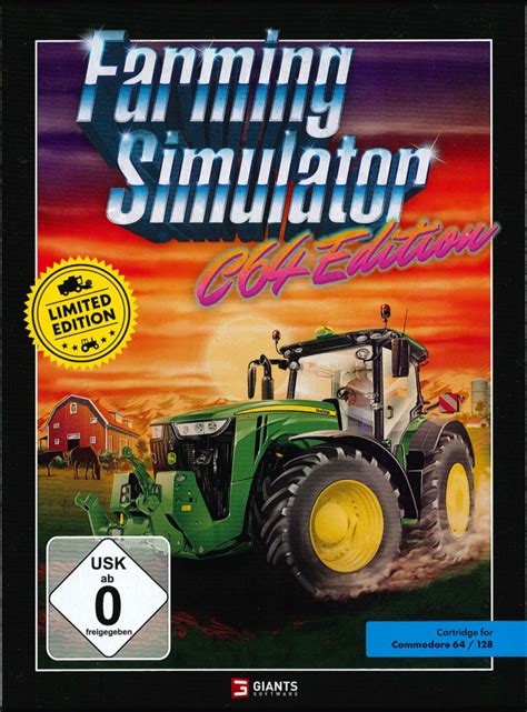 Farming Simulator 19 C64 Edition 2018 Box Cover Art Mobygames