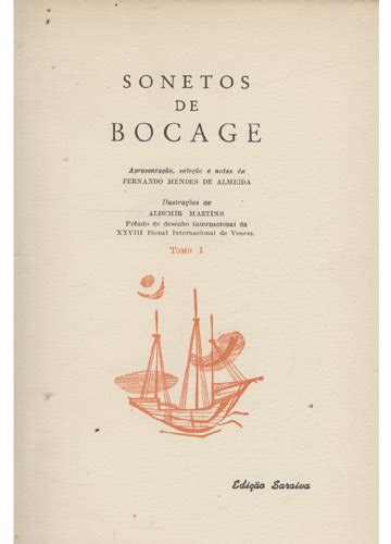 Sebo Do Messias Livro Sonetos De Bocage 2 Volumes