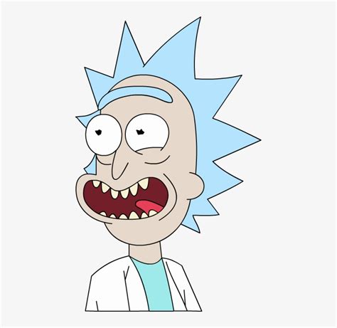 Rick And Morty Rick Face Png Banner Black And White Rick And Morty