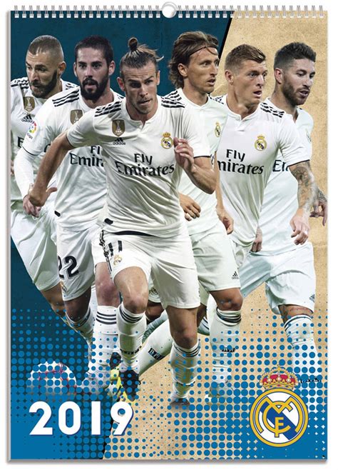 Real Madrid Fc A3 Calendar 2019 Calendar Club Uk