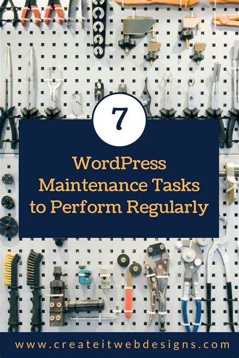 7 Wordpress Maintenance Tasks To Perform Regularly Wordpress Web
