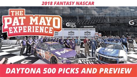 Fantasy NASCAR - 2018 Daytona 500 Picks, Preview and ...