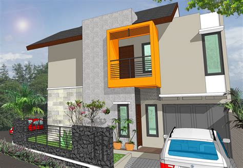 Gambar foto rumah minimalis dengan warna cat yang bagus. Foto Model Rumah