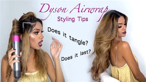 He recommends brushing and fussing your strands until you get the coil and volume to a size and ration you like, and then to completely stop messing with it. Dyson Airwrap- Best Styling Tips and Curling Hair ...