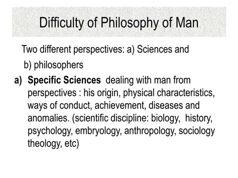 Ppt Philosophy Of Man Powerpoint Presentation Free Download Id6408586