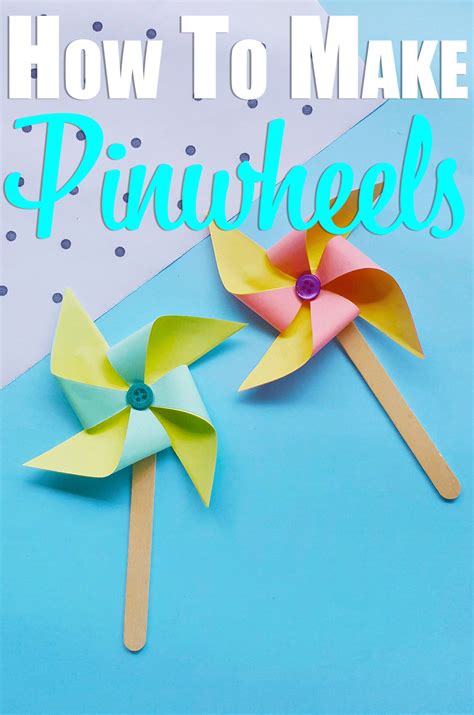How To Make Pinwheelsa Fun Preschool Craft Pinwheel Craft How To