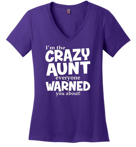 i m crazy aunt everyone warned you about funny tee 7986 shirts jznovelty