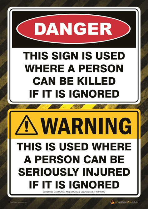 Workplace safety promotes the wellness of employees and employers alike. Workplace Safety Poster explaining the difference between ...